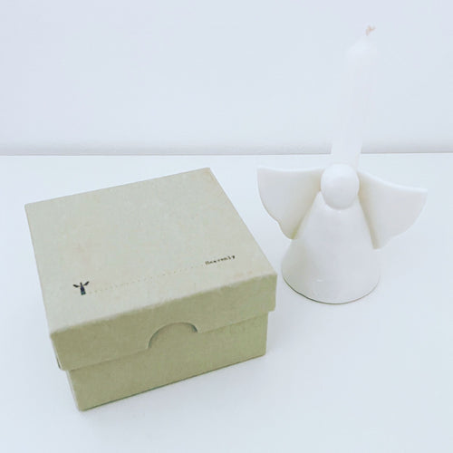 East of India Candle with holder-Angel