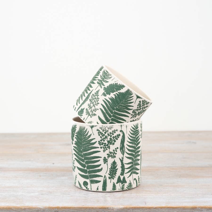 Terracotta Leaf Design Plant Pot