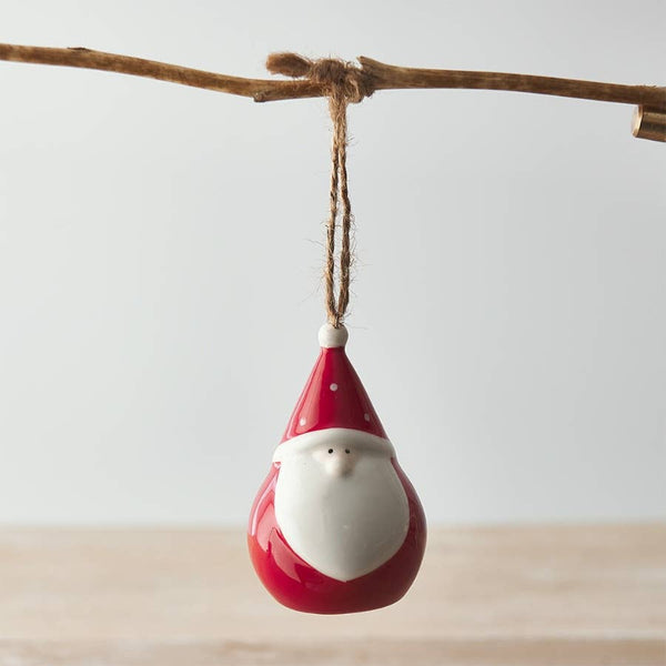 Red Plump Santa Gonk Hanger,