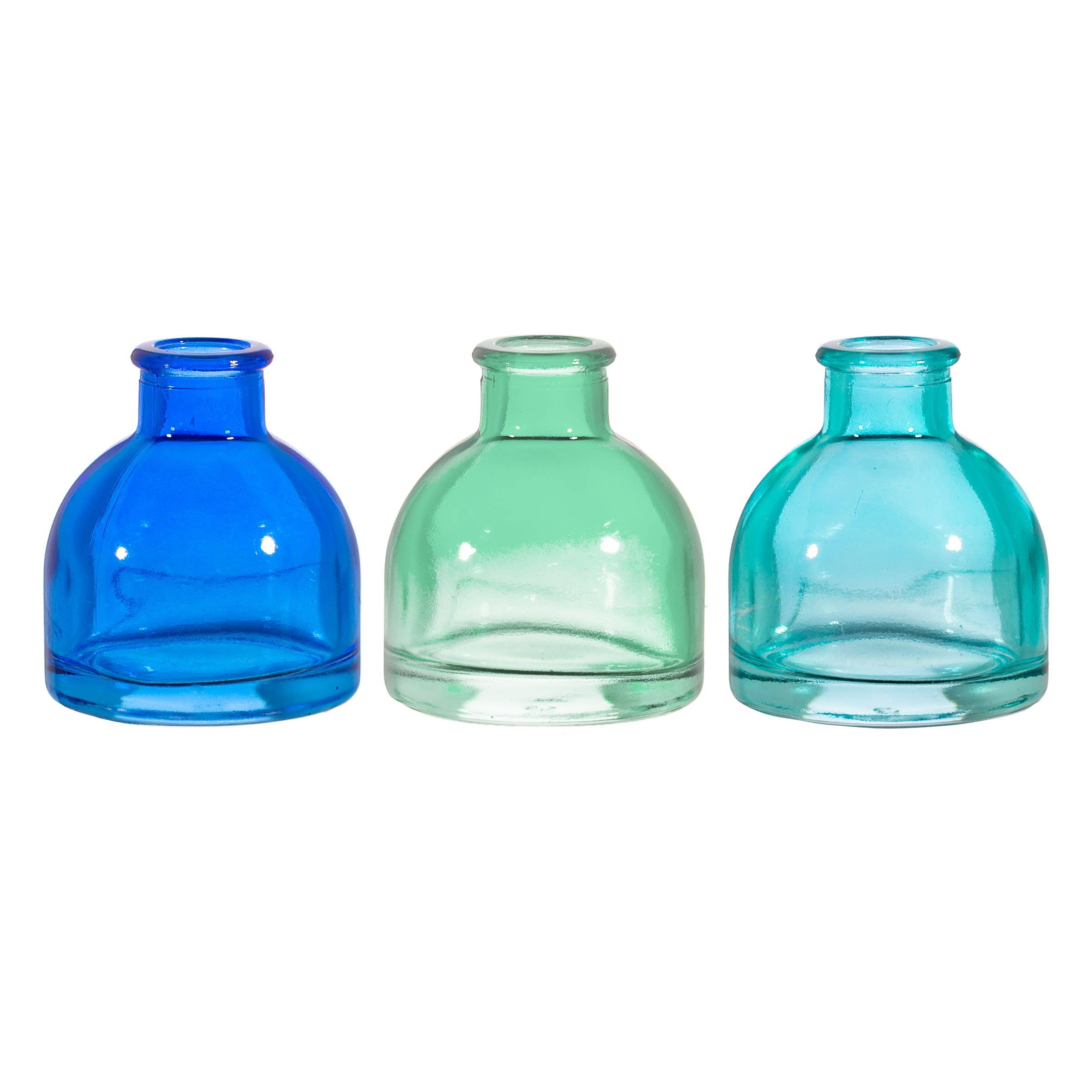 Sass and Belle Cool Toned Mini Bud Vases - Set Of 3