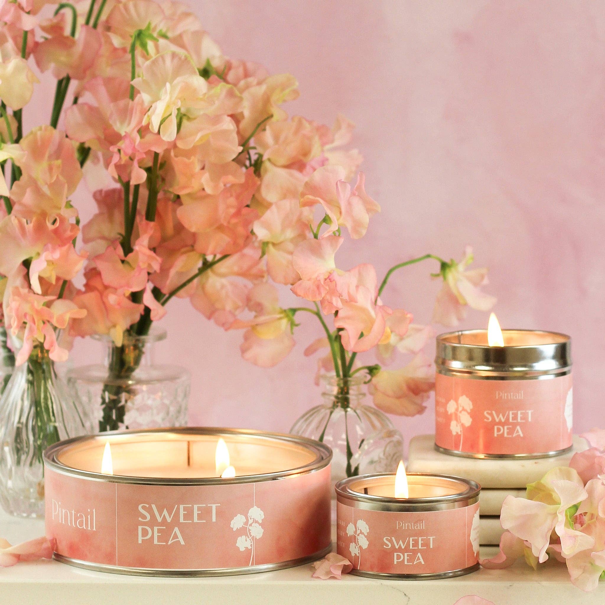 Pintail Sweet Pea Petite Candle