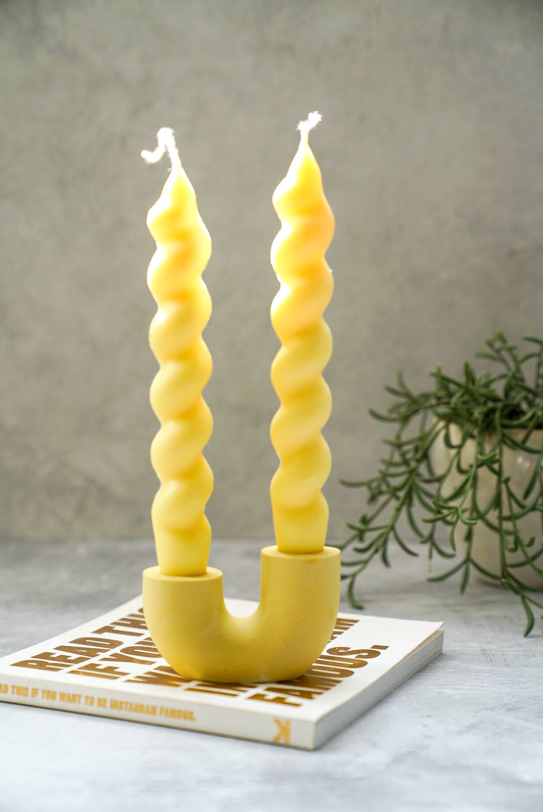 Home Decor U Shape  Dinner Candle Holder