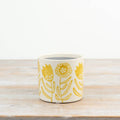 Yellow Sunflower Planter