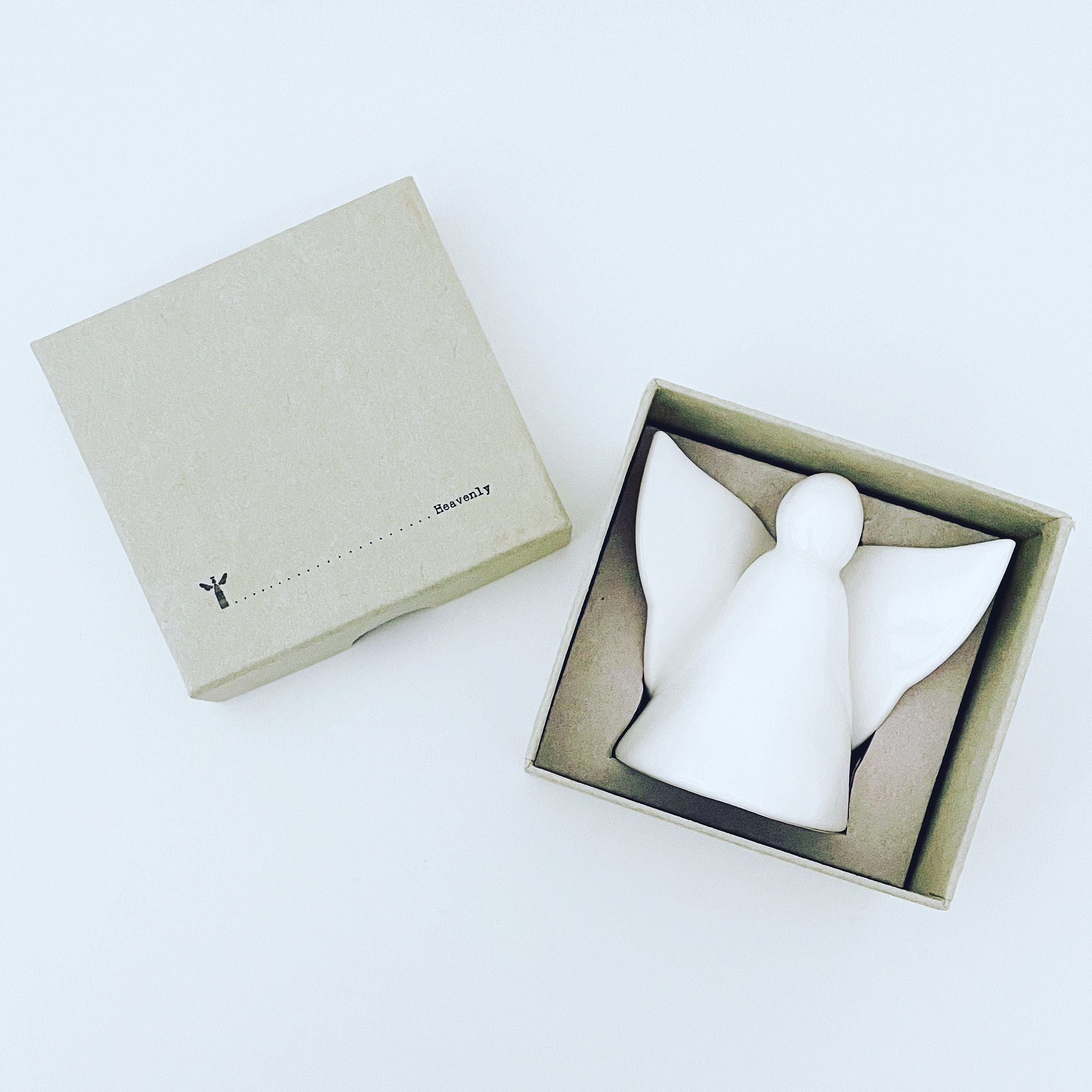 East of India Candle with holder-Angel