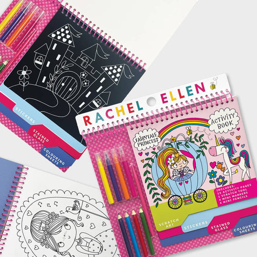 Activity Book with Scratch Art & Stickers - Princess
