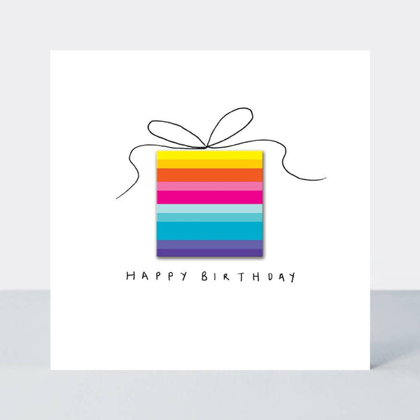 Colorful Happy Birthday Lollipop Birthday Card