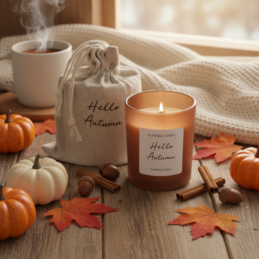 HELLO AUTUMN SCENTED CANDLE