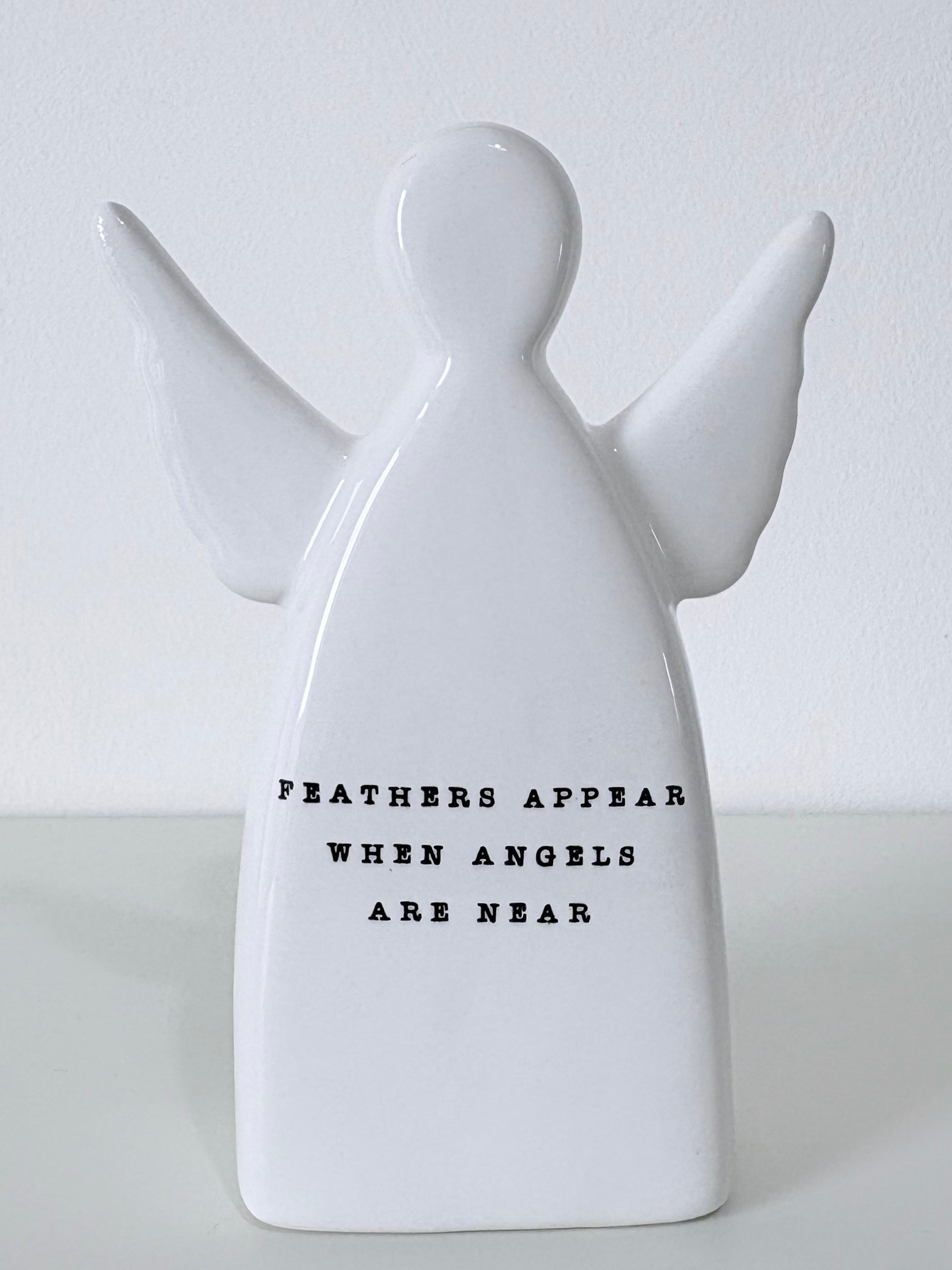 'feathers Appear...' Angel Ornament, 11.5cm