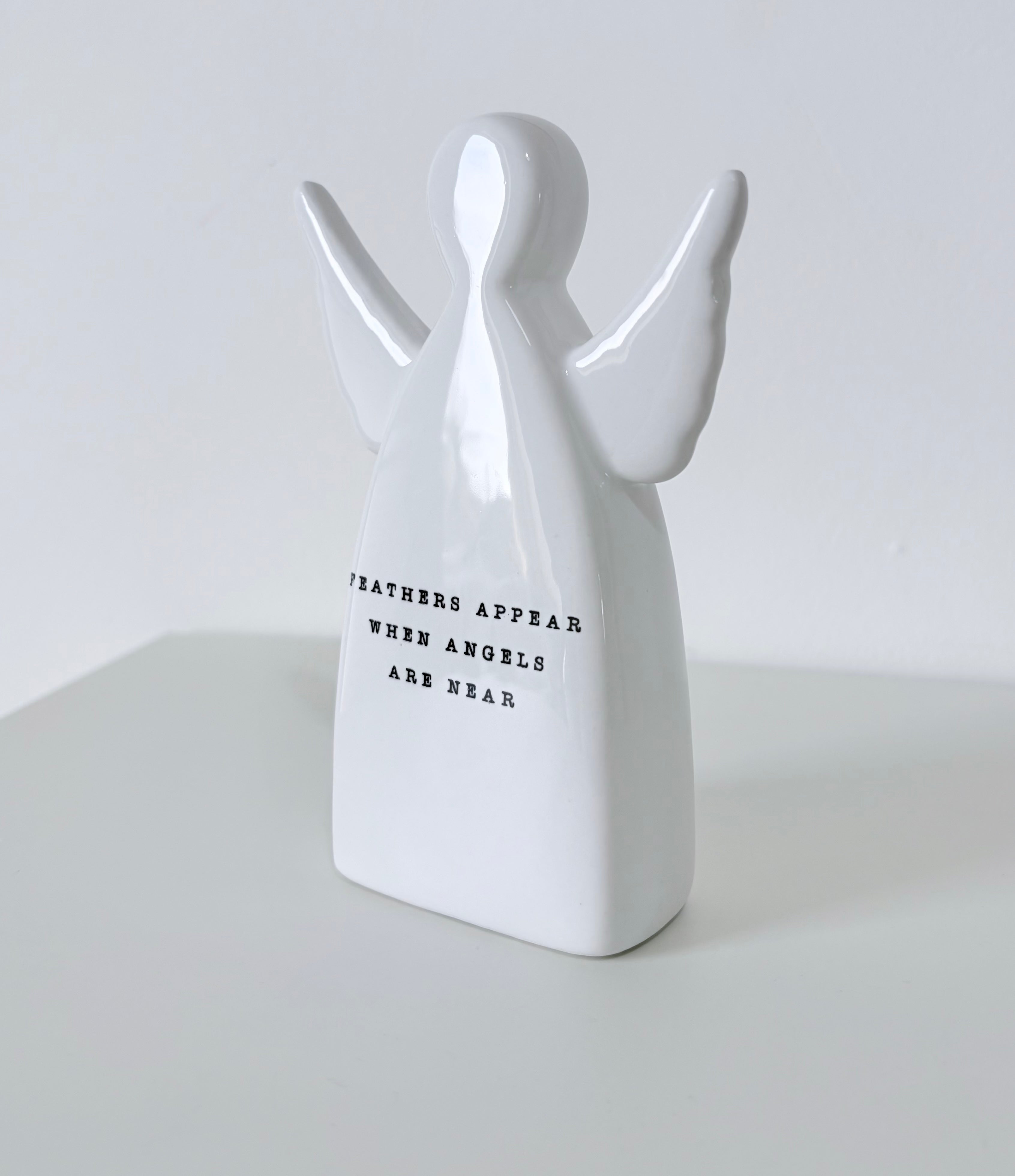 'feathers Appear...' Angel Ornament, 11.5cm