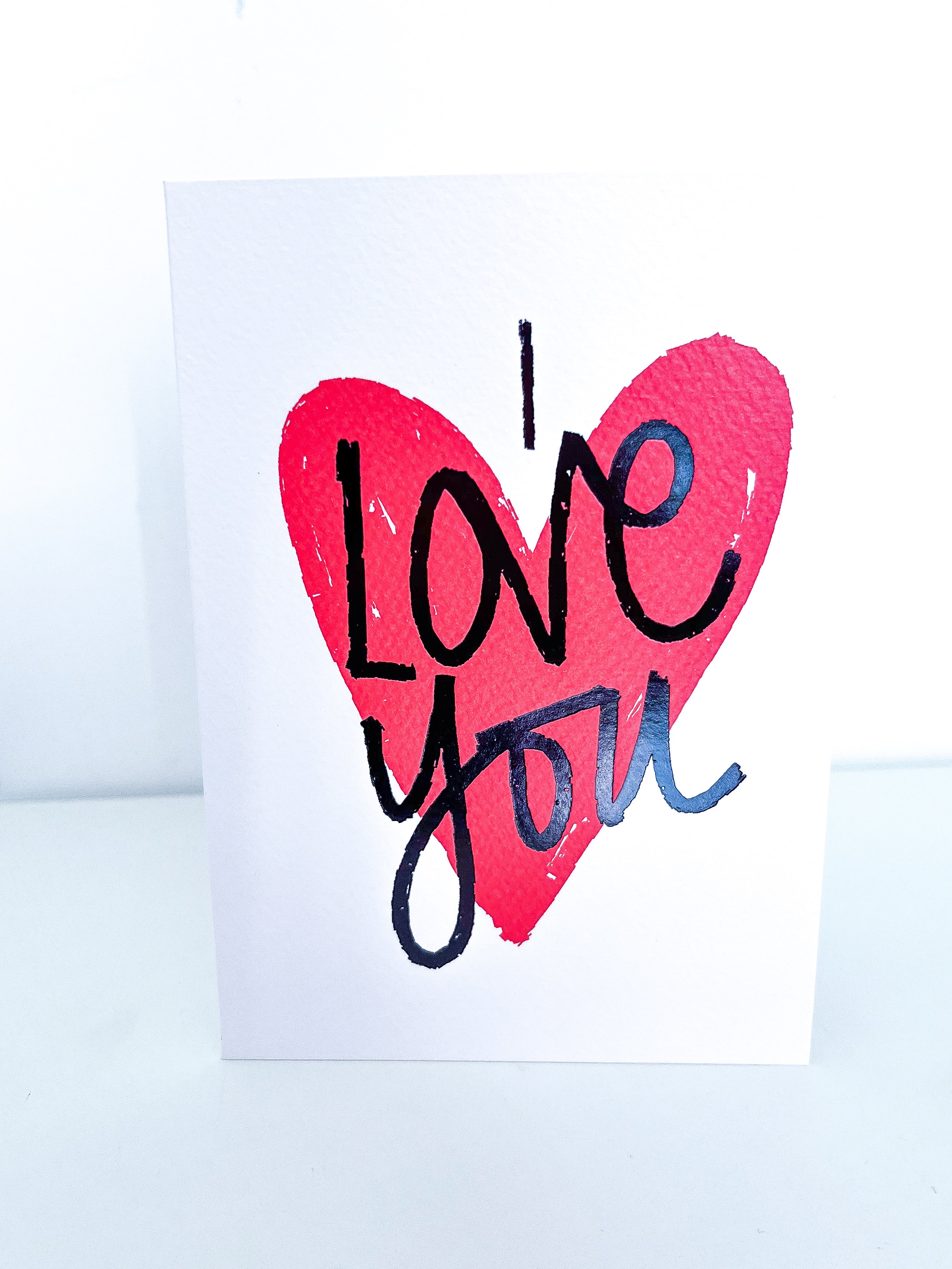 I love you Valentines Card