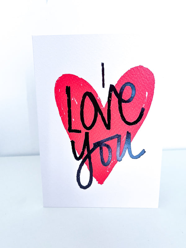 I love you Valentines Card