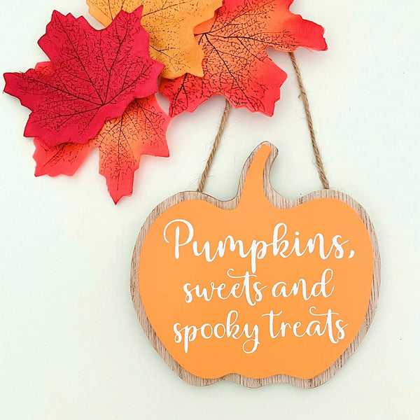 Pumpkin Sign