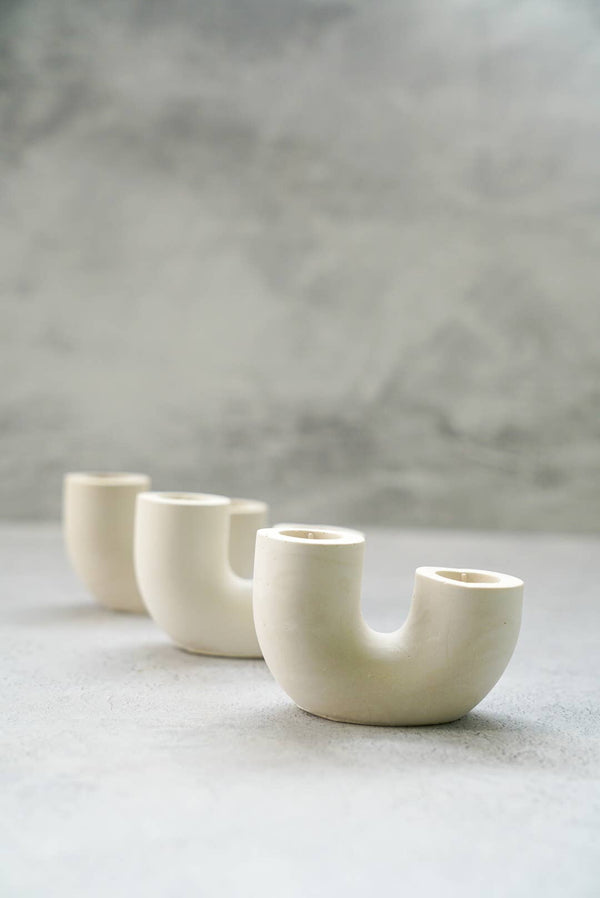 Home Decor U Shape  Dinner Candle Holder