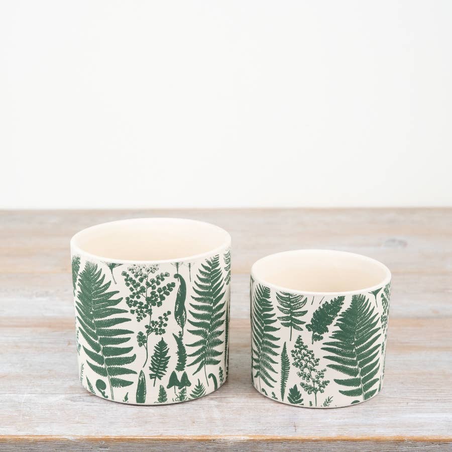 Terracotta Leaf Design Plant Pot