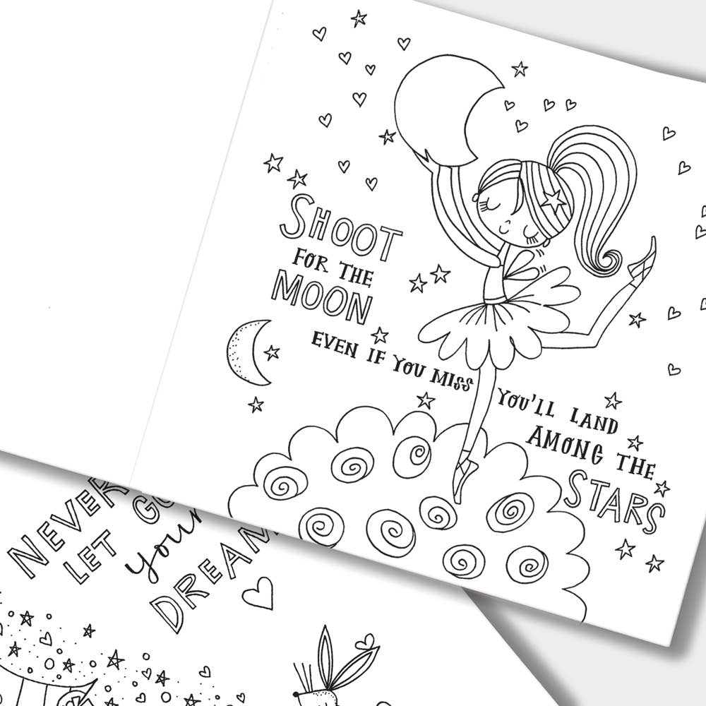 Children's Colouring Book - Moondance