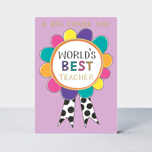 World's Best Teacher Rosette