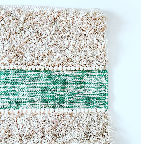 Sass and Belle Scandi Boho Tufted Stripe Rug