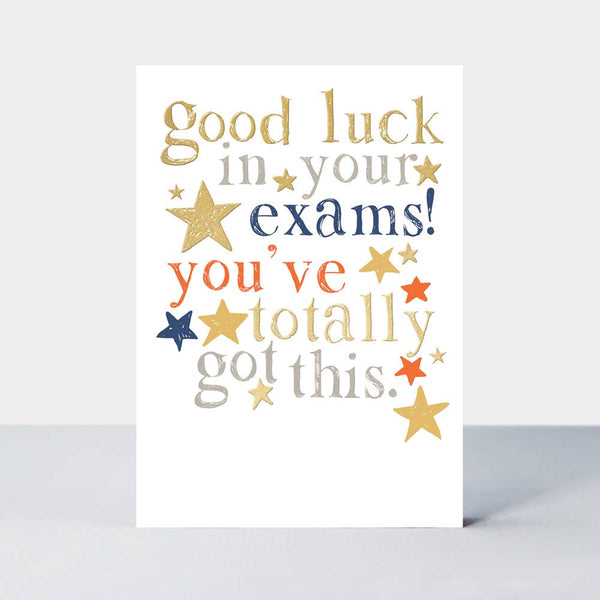 Ebb & Flow Good Luck Exams Card